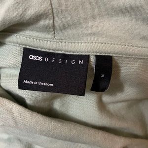 M Light Green ASOS Hoody.  Worn Once.
